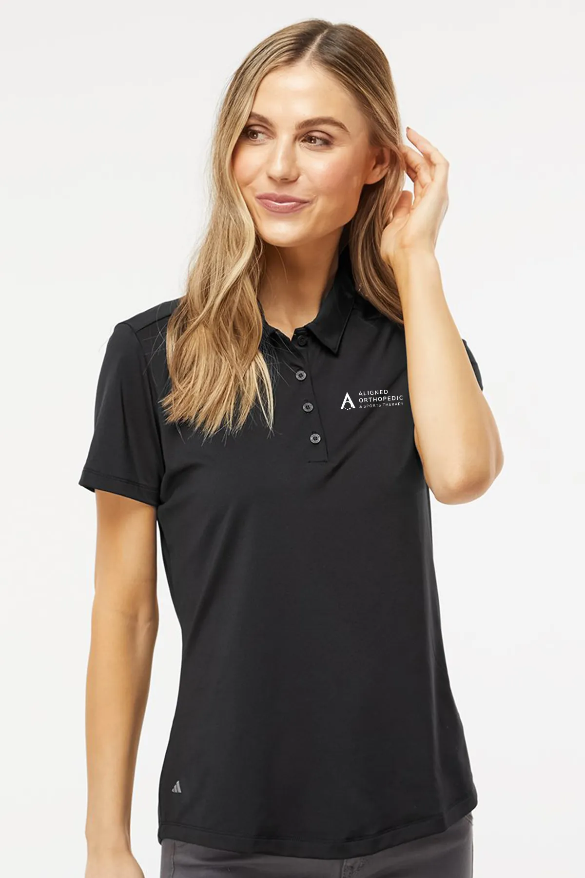 aost adidas® women's ultimate solid polo shirt
