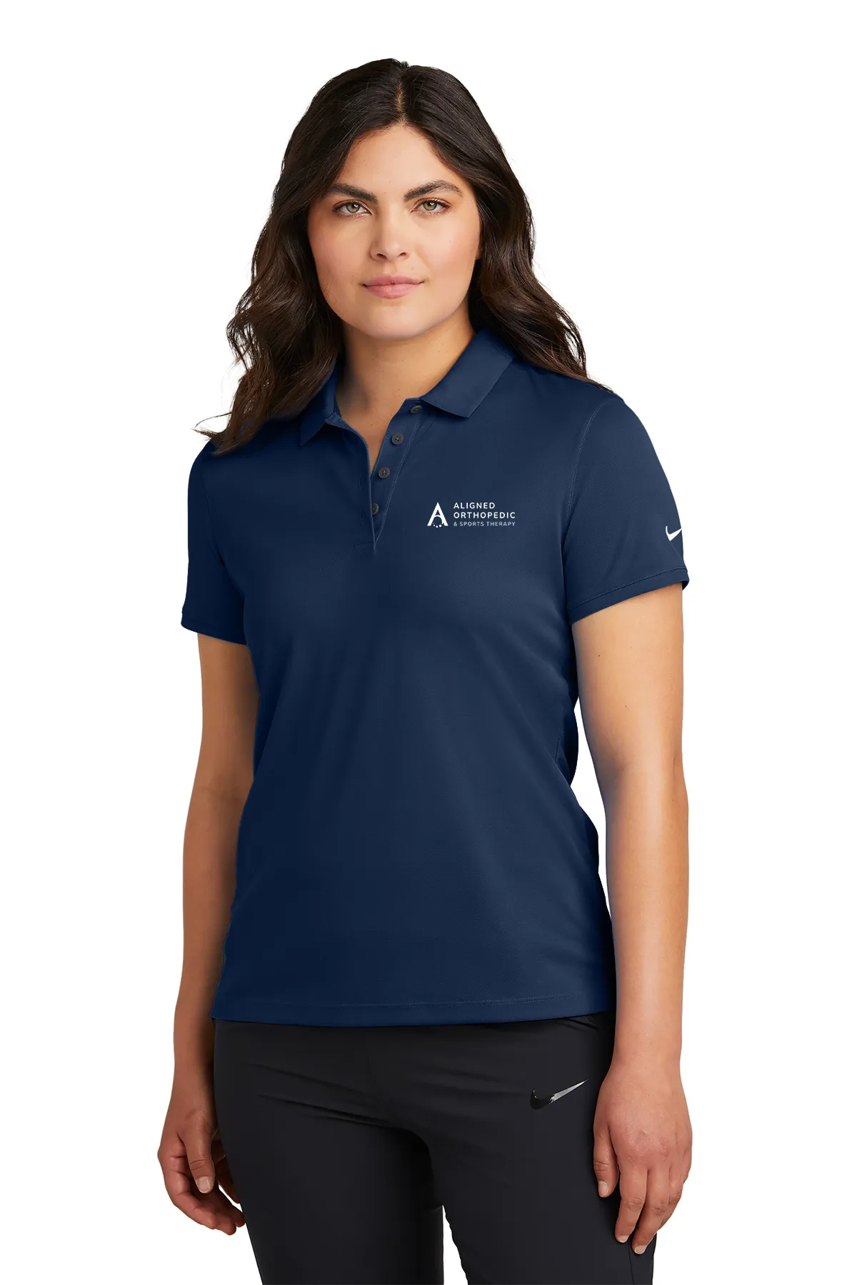 aost nike ladies victory solid polo shirt