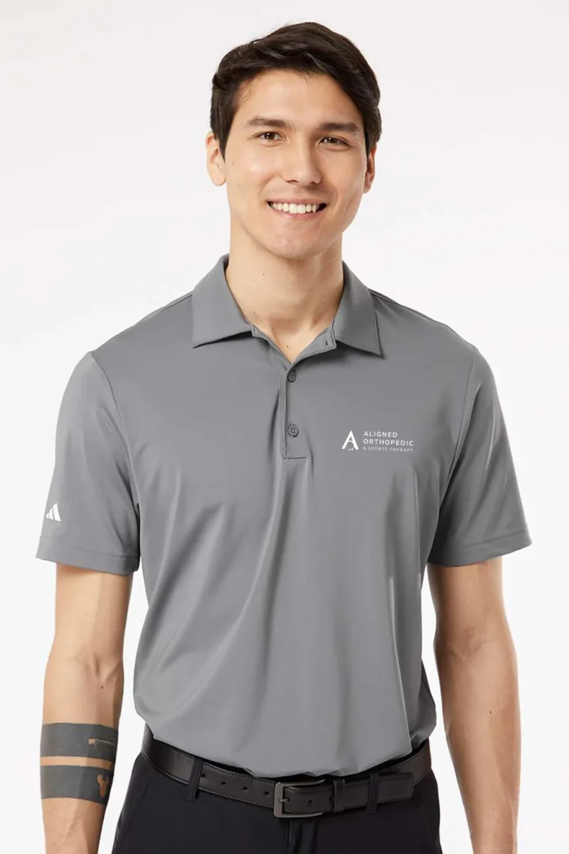 aost adidas® ultimate solid polo shirt