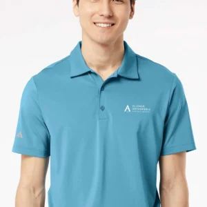 aost adidas® ultimate solid polo shirt