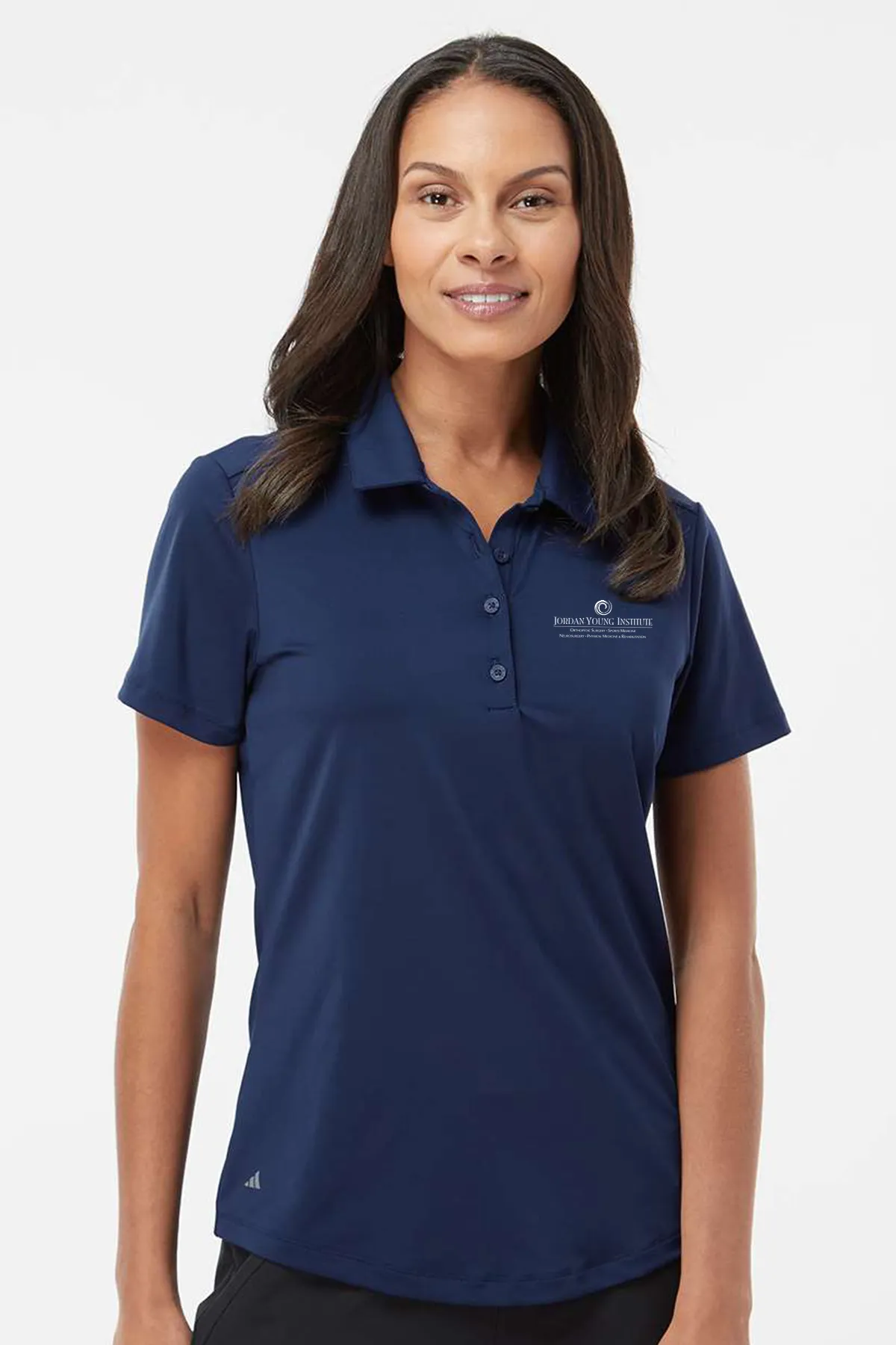 jypt adidas® women's ultimate solid polo shirt