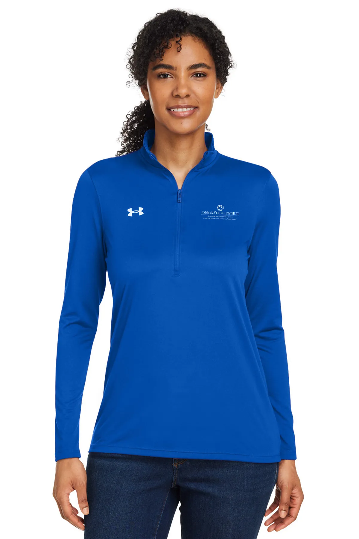 jypt under armour ladies' team tech half zip