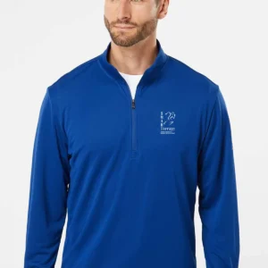 smt adidas® lightweight quarter zip pullover