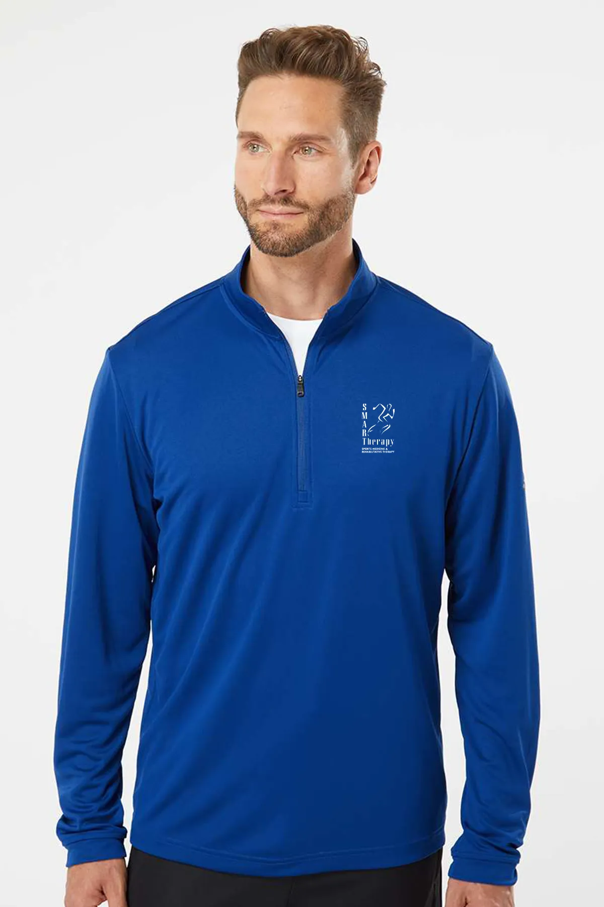 smt adidas® lightweight quarter zip pullover