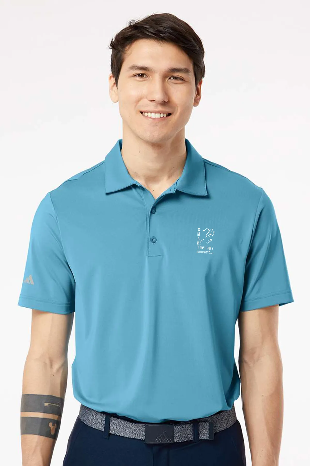 smt adidas® ultimate solid polo shirt