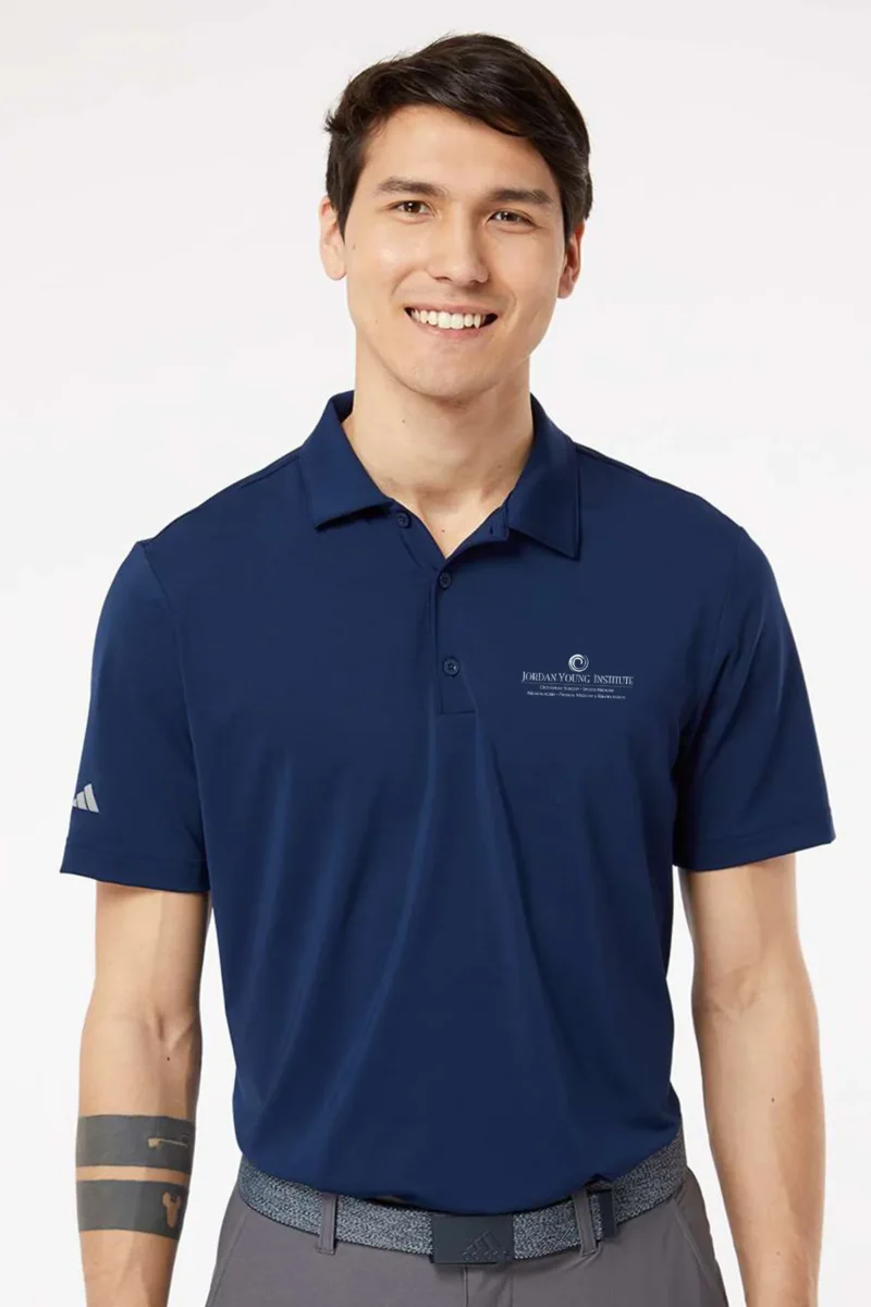 jypt adidas® ultimate solid polo shirt