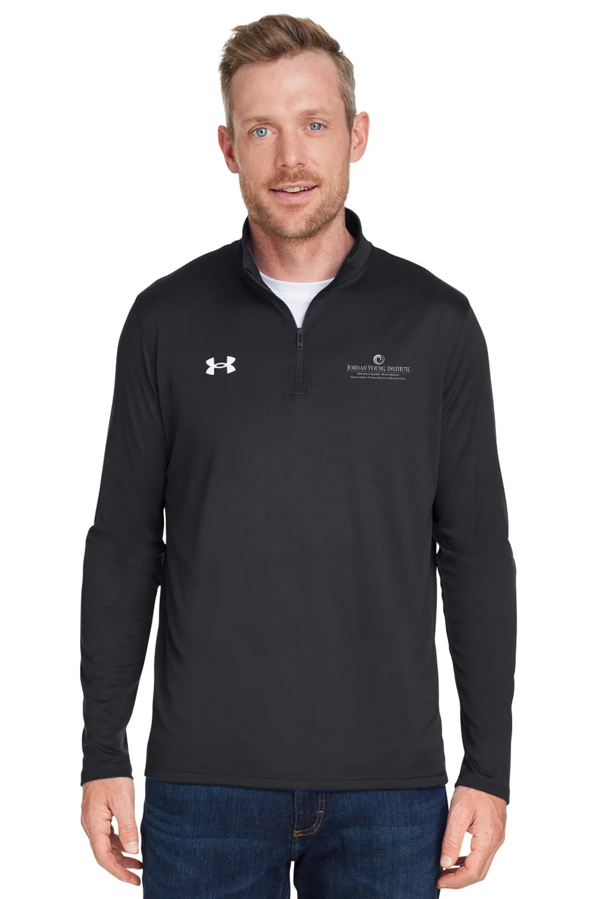jypt under armour men's team tech quarter zip