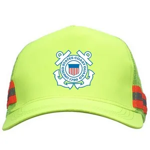 Coast Guard - Embroidered Structured Safety Reflective Caps (Min 12 pcs)