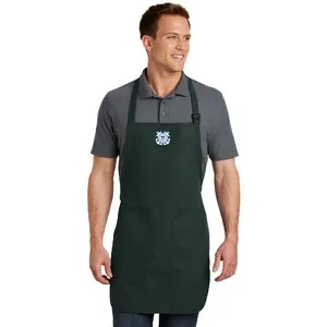 Coast Guard - Embroidered Port Authority Full Length Apron w/Pouch Pocket