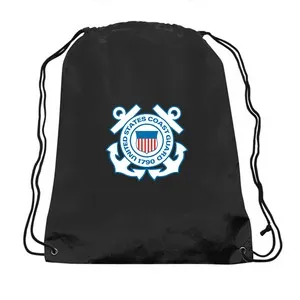 Coast Guard - Non-Woven Drawstring Backpacks (14.5"x17.5")