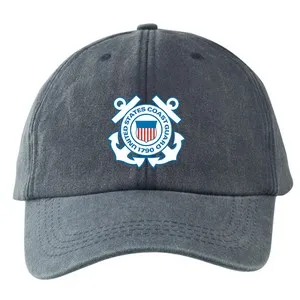 Coast Guard - Embroidered Lynx Washed Cotton Baseball Caps (Min 12 pcs)