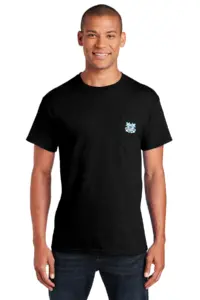 Coast Guard - Gildan 6.1 Oz. 100% Cotton Preshrunk T-Shirt min 12 pcs