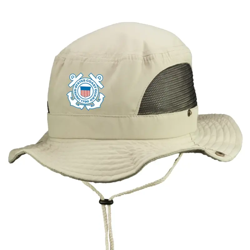 Coast Guard - Embroidered Pintano Bucket Hat with Mesh Sides (Min 12 pcs)
