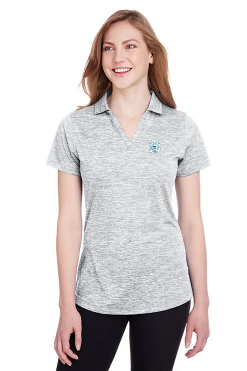 Coast Guard - PUMA GOLF Ladies Icon Heather Polo