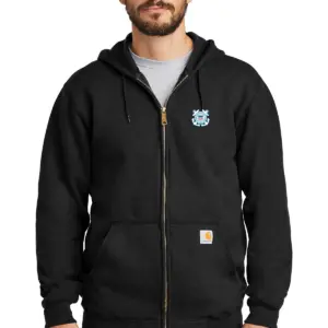 Coast Guard - Carhartt Midweight Hooded Zip-Front Sweatshirt