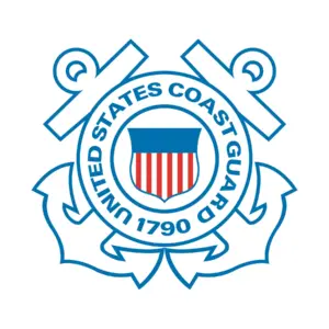 Coast Guard - Rectangle Stickers w/ UV Coating (4.25""x6"")