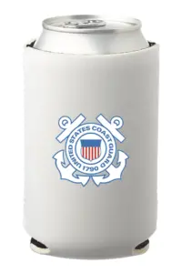 Coast Guard - Premium Neoprene Collapsible Can Cooler