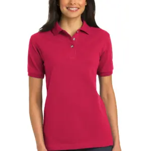 Coast Guard - Port Authority Ladies Heavyweight Cotton Pique Polo Shirt