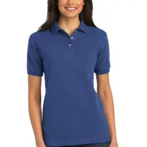 Coast Guard - Port Authority Ladies Heavyweight Cotton Pique Polo Shirt