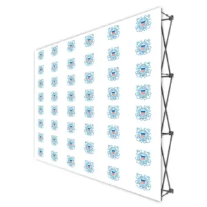 Coast Guard - ONE CHOICE 10 Ft. Fabric Pop Up Display - 89""H Straight Graphic Package