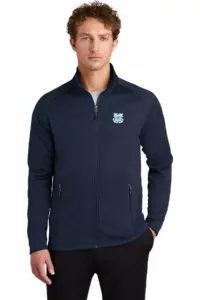 Coast Guard - Eddie Bauer Men's Smooth Fleece Base Layer Full-Zip
