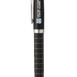 Coast Guard - Onyx Grid Metal Pens