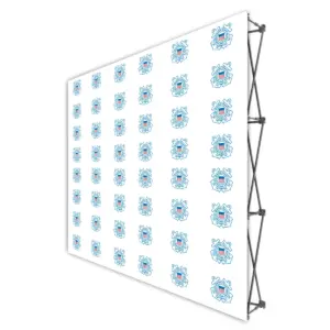 Coast Guard - ONE CHOICE 8 Ft. Fabric Pop Up Display - 89""H Straight Graphic Package