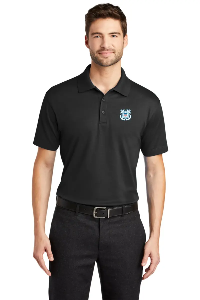 Coast Guard - Port Authority Men's Rapid Dry Mesh Polo Shirt