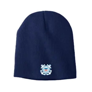 Coast Guard - Embroidered Port & Company Knit Skull Cap