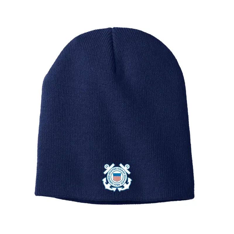 Coast Guard - Embroidered Port & Company Knit Skull Cap