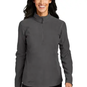 Coast Guard - Eddie Bauer Ladies 1/2 Zip Microfleece Jacket