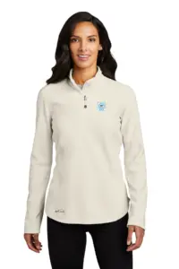 Coast Guard - Eddie Bauer Ladies 1/2 Zip Microfleece Jacket
