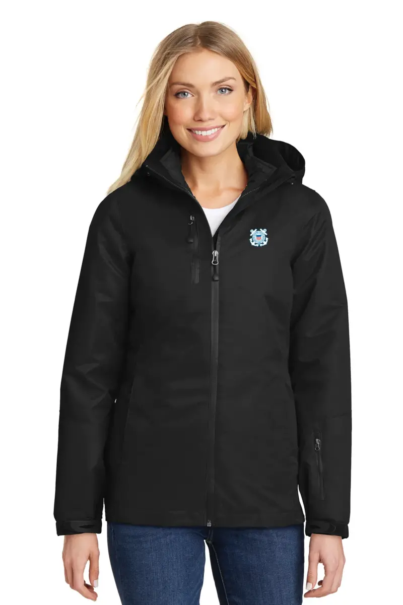 Coast Guard - Port Authority Ladies Vortex Waterproof 3-in-1 Jacket