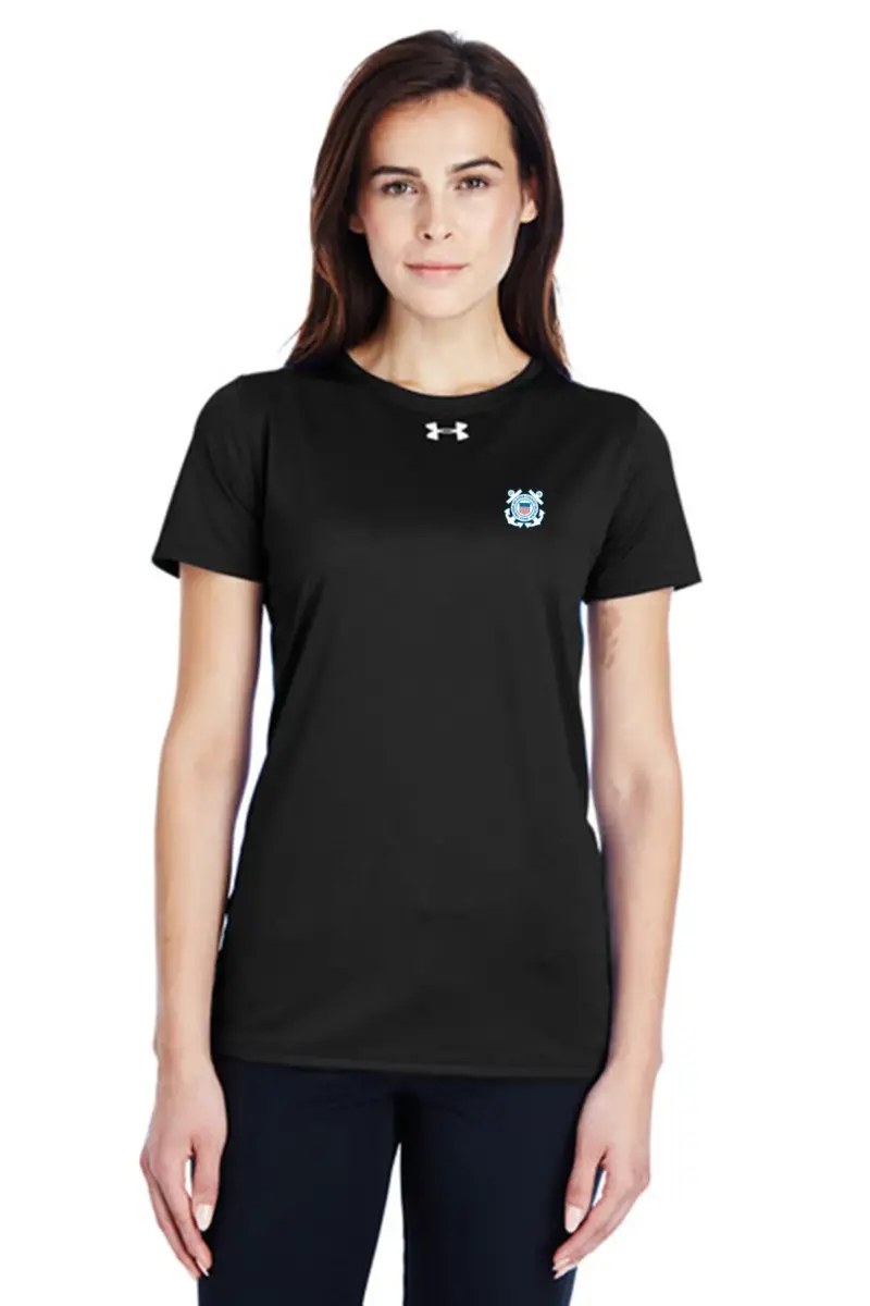 Coast Guard - Under Armour UA Ladies Locker Short Sleeve Shirt