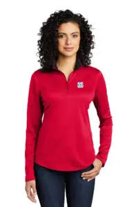 Coast Guard - Port Authority Ladies Silk Touch Performance 1/4-Zip Shirt