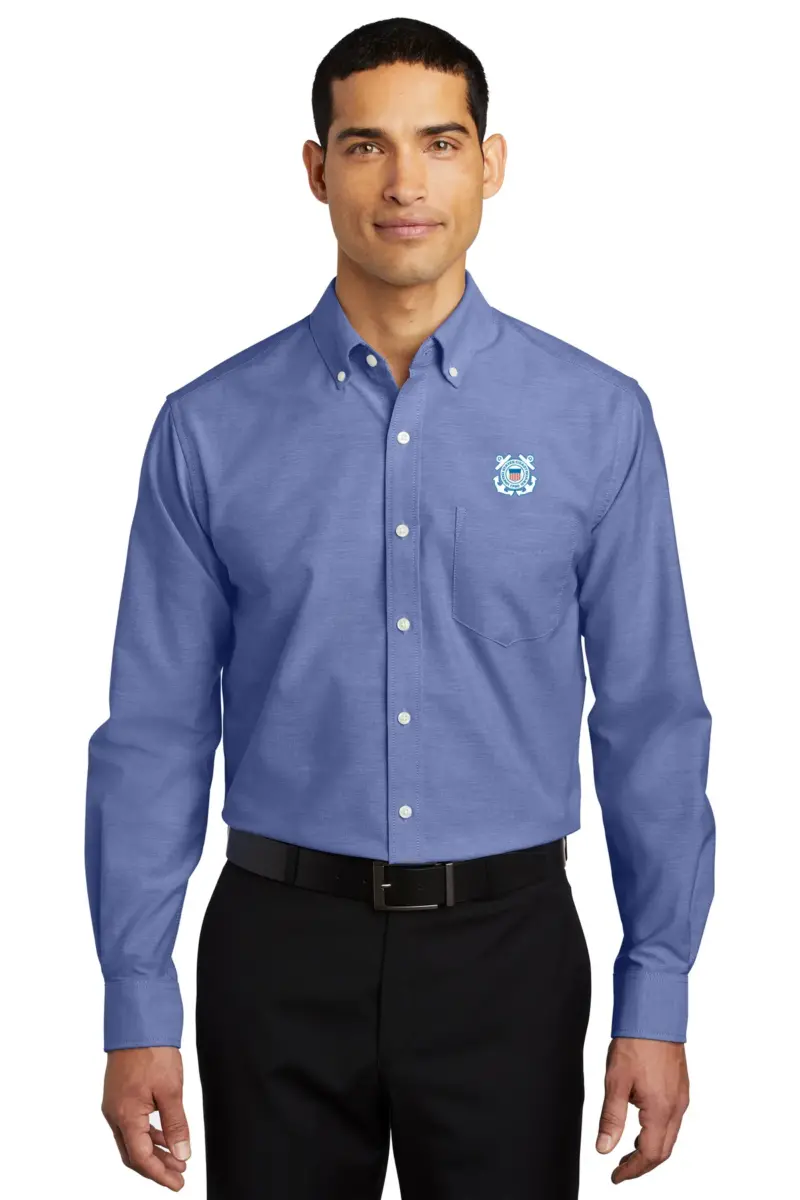 Coast Guard - Port Authority SuperPro Oxford Shirt