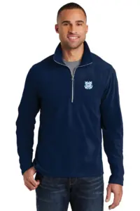 Coast Guard - Port Authority Men's Microfleece 1/2-Zip Pullover Sweater
