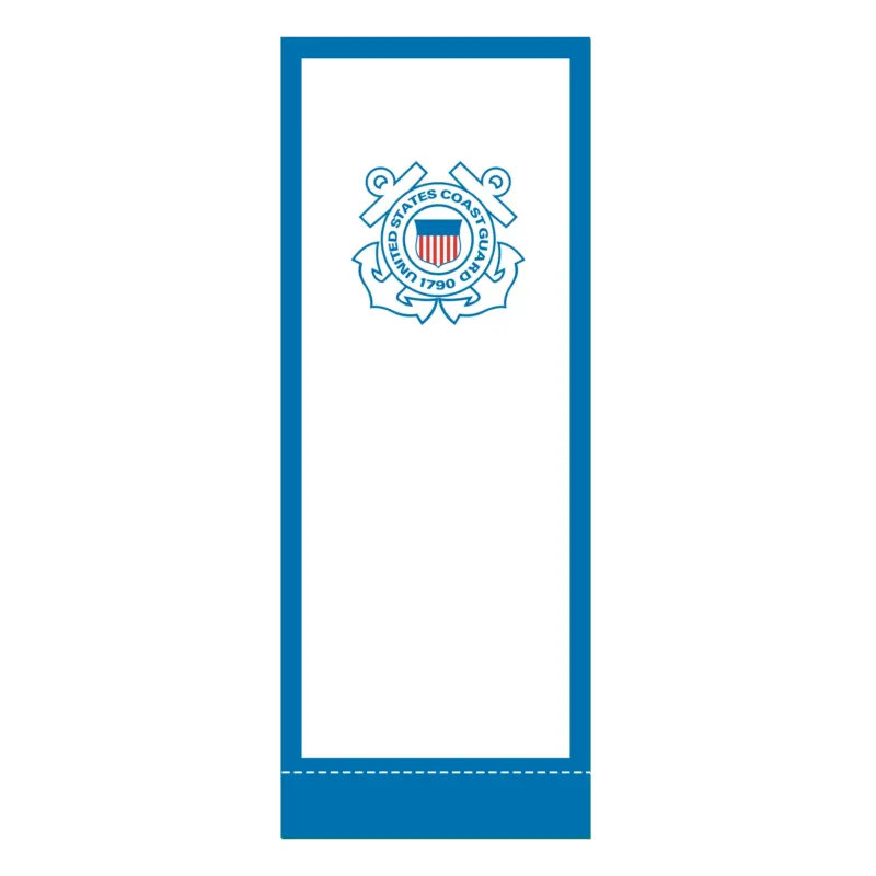 Coast Guard - Econo 24" Small Table Top Retractable Banner - Full Color