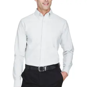 Coast Guard - ULTRACLUB Men's Classic Wrinkle-Resistant Long-Sleeve Oxford
