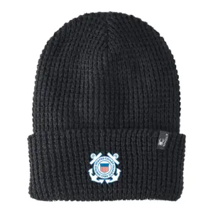 Coast Guard - Embroidered SPYDER Adult Vertex Knit Beanie