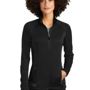 Coast Guard - Eddie Bauer Ladies Smooth Fleece Full-Zip Sweater