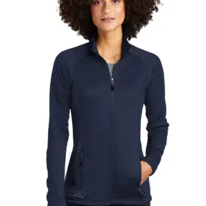 Coast Guard - Eddie Bauer Ladies Smooth Fleece Full-Zip Sweater
