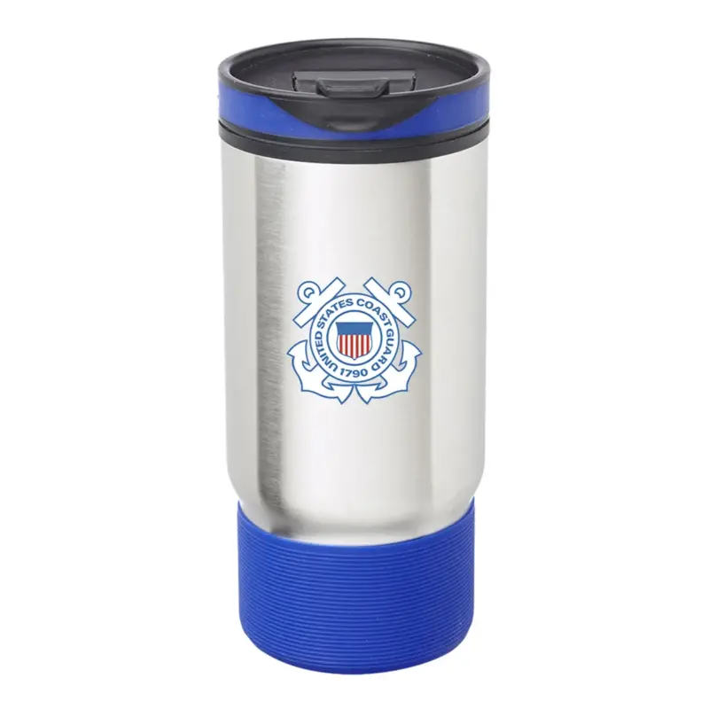 Coast Guard - Oxford 17oz. Ribbed Travel Mugs