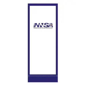 NNSA - Superior Retractable Banner - 24" Silver Base. Full Color