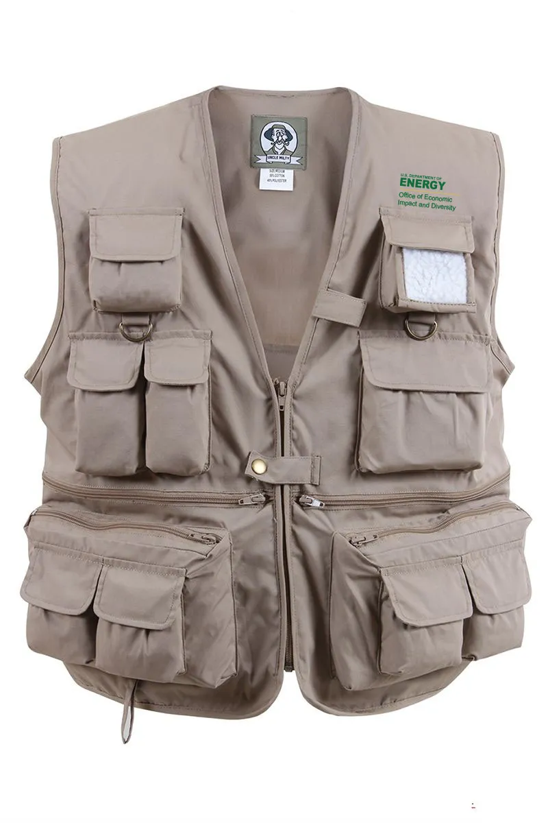 OEID - Uncle Milty's Khaki Travel Vest Min 12 pcs
