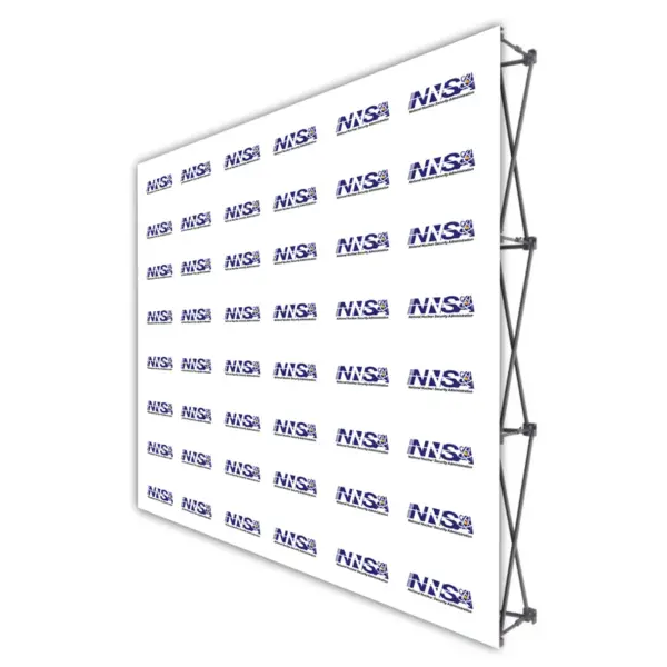 NNSA - ONE CHOICE 8 Ft. Fabric Pop Up Display - 89""H Straight Graphic Package