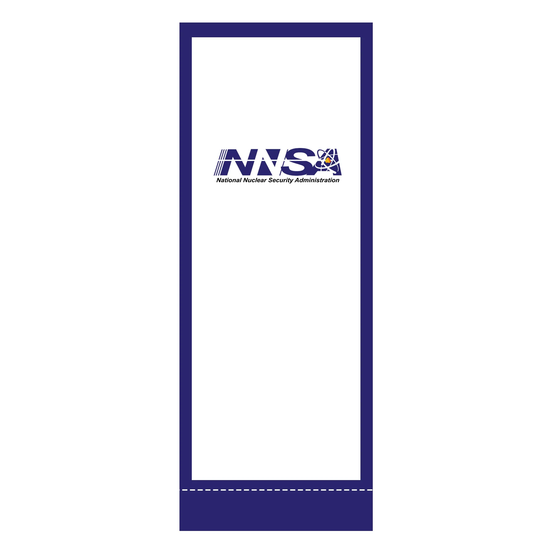 NNSA - Econo 24" Small Table Top Retractable Banner - Full Color