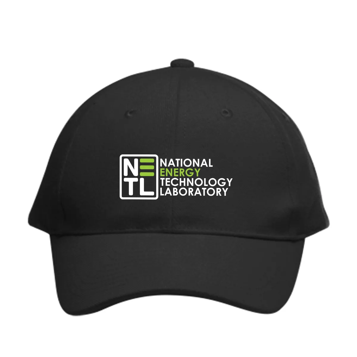 NETL - Embroidered 6 Panel Buckle Baseball Caps (Min 12 pcs)