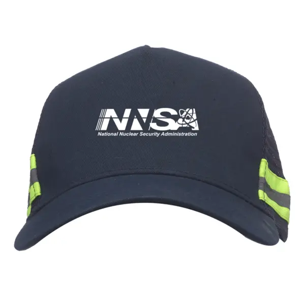NNSA - Embroidered Structured Safety Reflective Caps (Min 12 pcs)