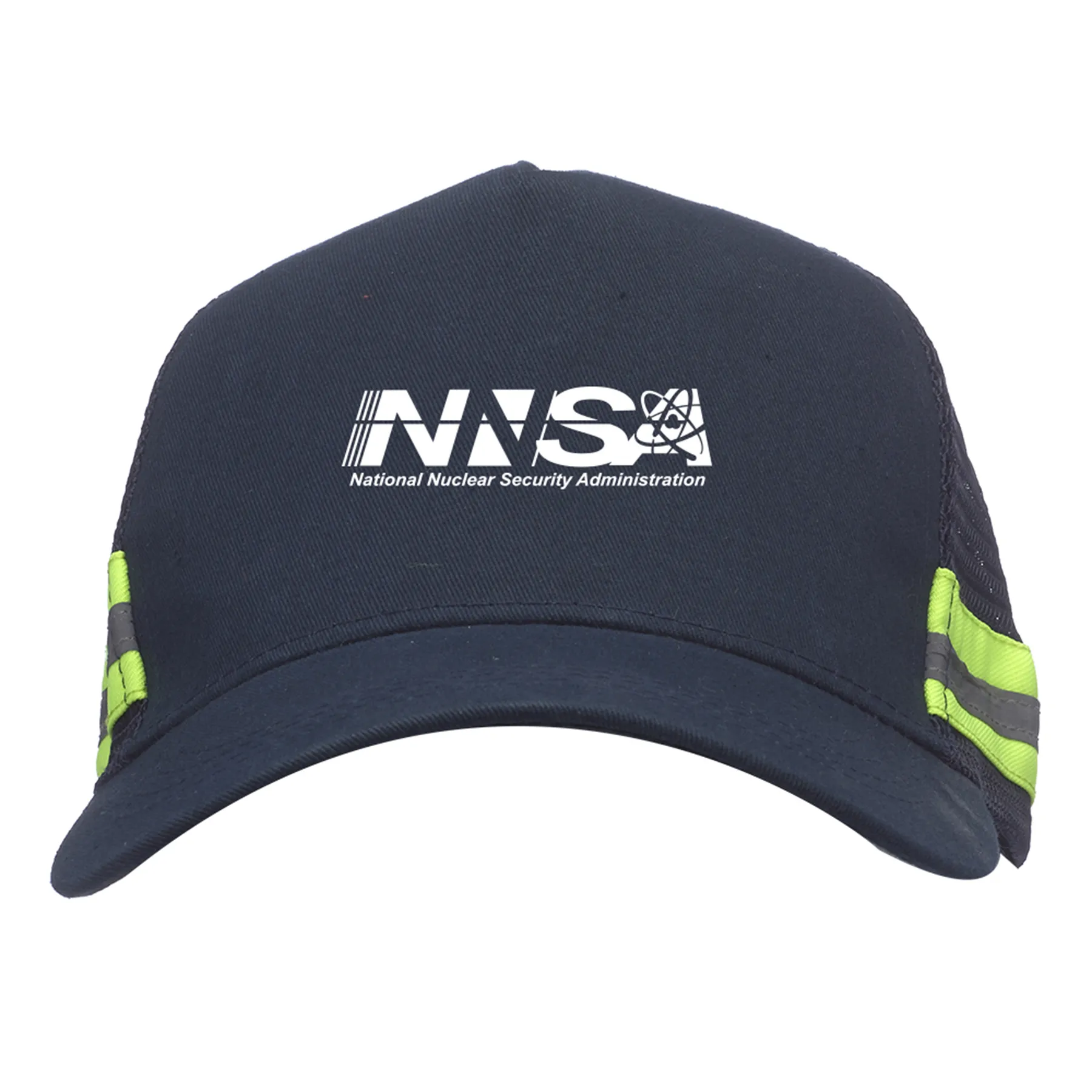 NNSA - Embroidered Structured Safety Reflective Caps (Min 12 pcs)